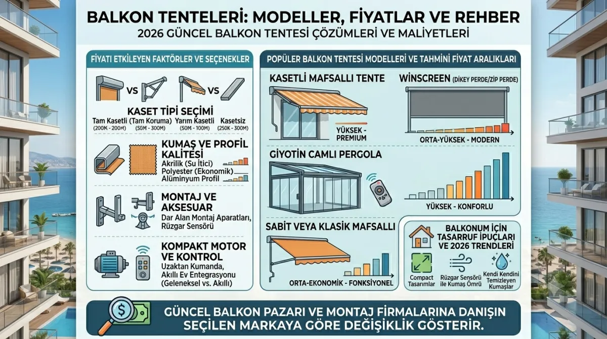 Balkon Tentesi Modelleri ve Fiyatları - Görsel 1 | Mevsim Tente Blog