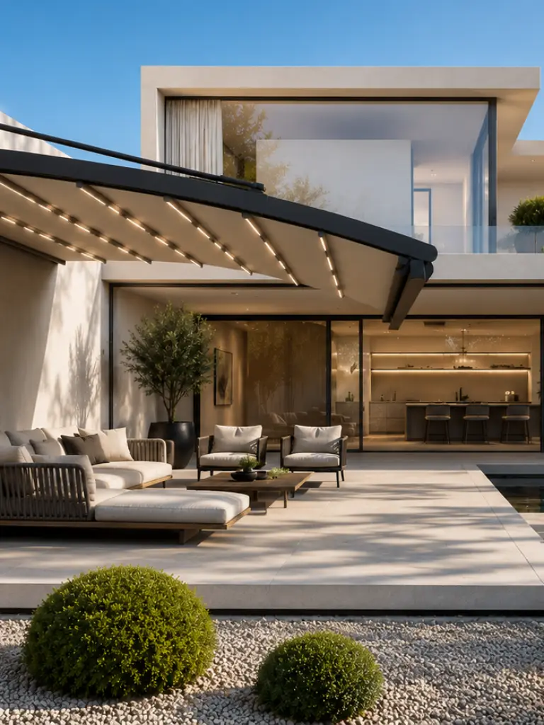 Modern Pergola Sistemleri - Antalya Mevsim Tente